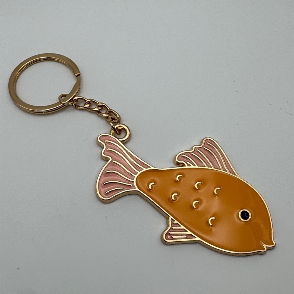 Bella Bug Koi Goldfish Fish Keychain Bag Charm